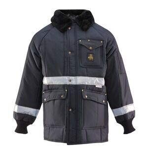 RefrigiWear Iron-Tuff Enhanced‎ Visibility Siberian Work Jacket Mens size 2XL